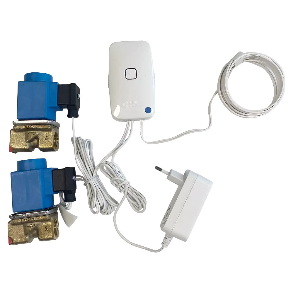 Leakage switch wired, two valves 1/2"